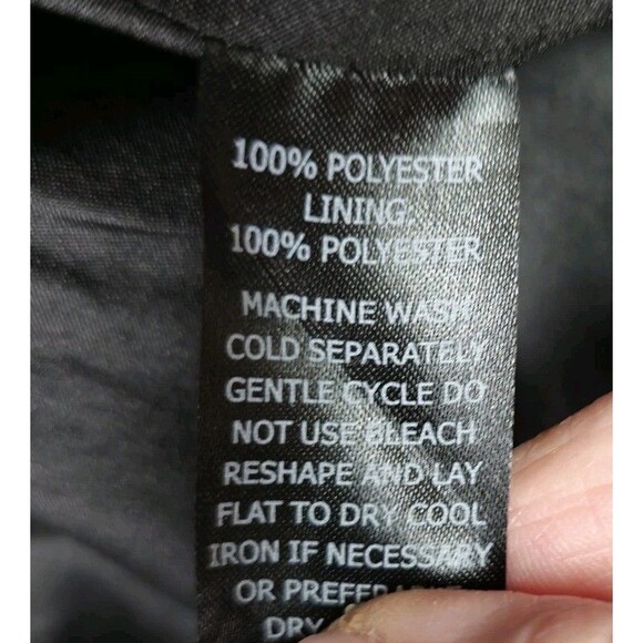 Adrienne Vittadini Black Blazer Jacket L Classic Structured Open  Minimalist - Picture 6 of 11